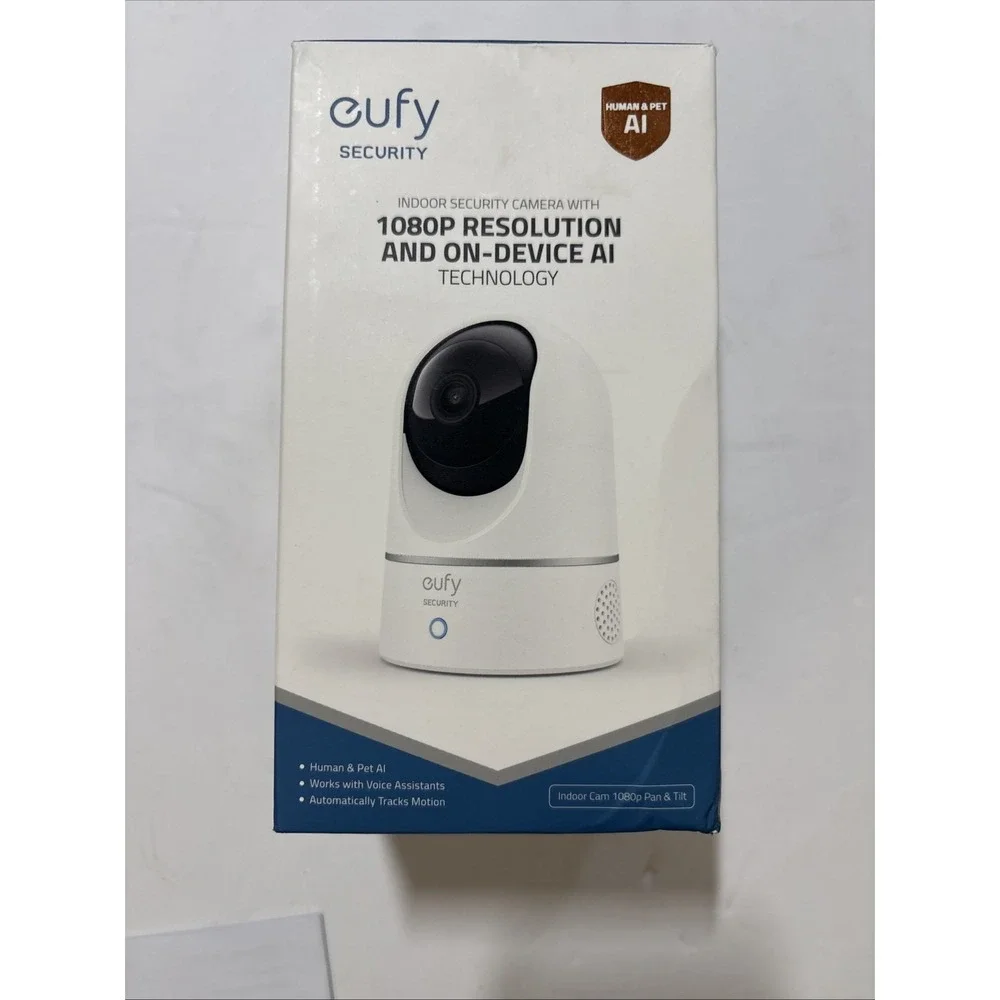 eufy E220 Indoor Security Camera 3MP Wi-Fi Baby Pet Monitor Night Vision EUC